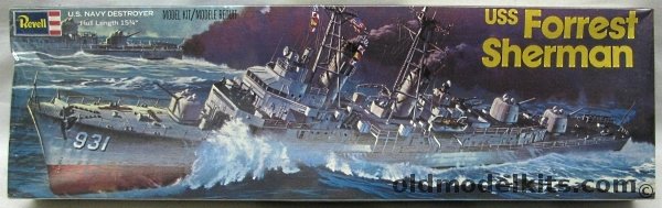 Revell 1/320 USS Forrest Sherman, H463 plastic model kit